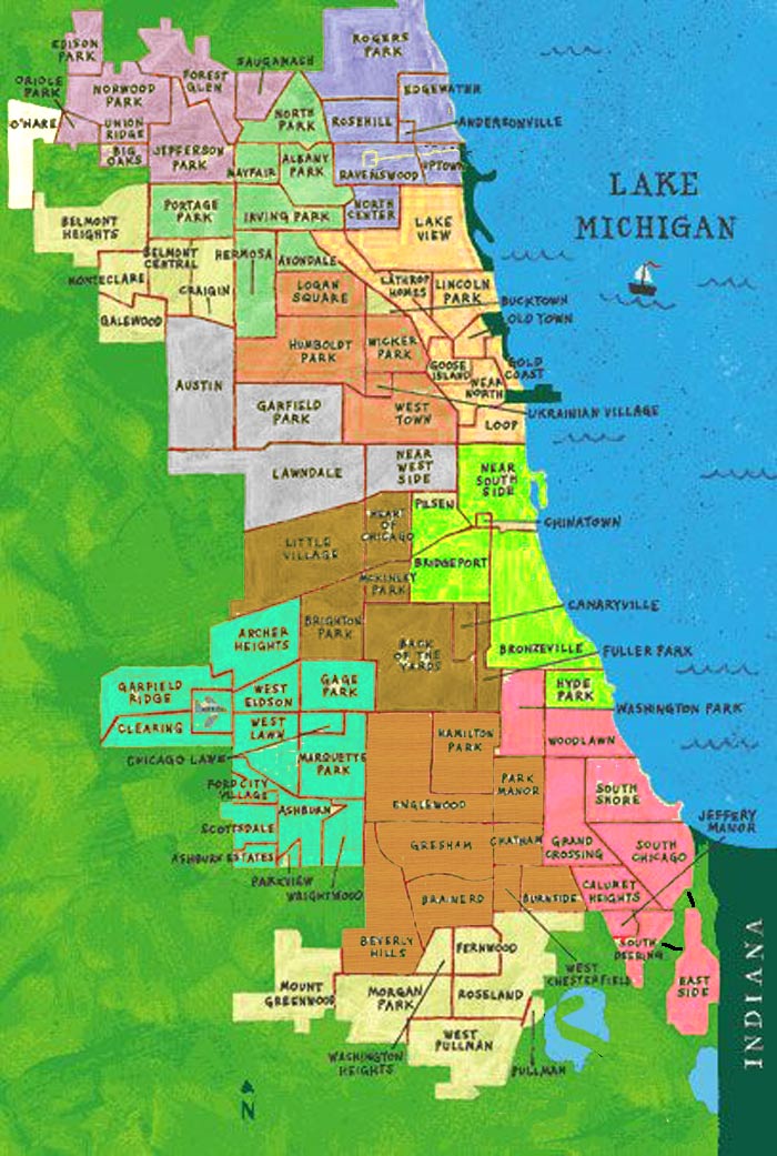 the map
